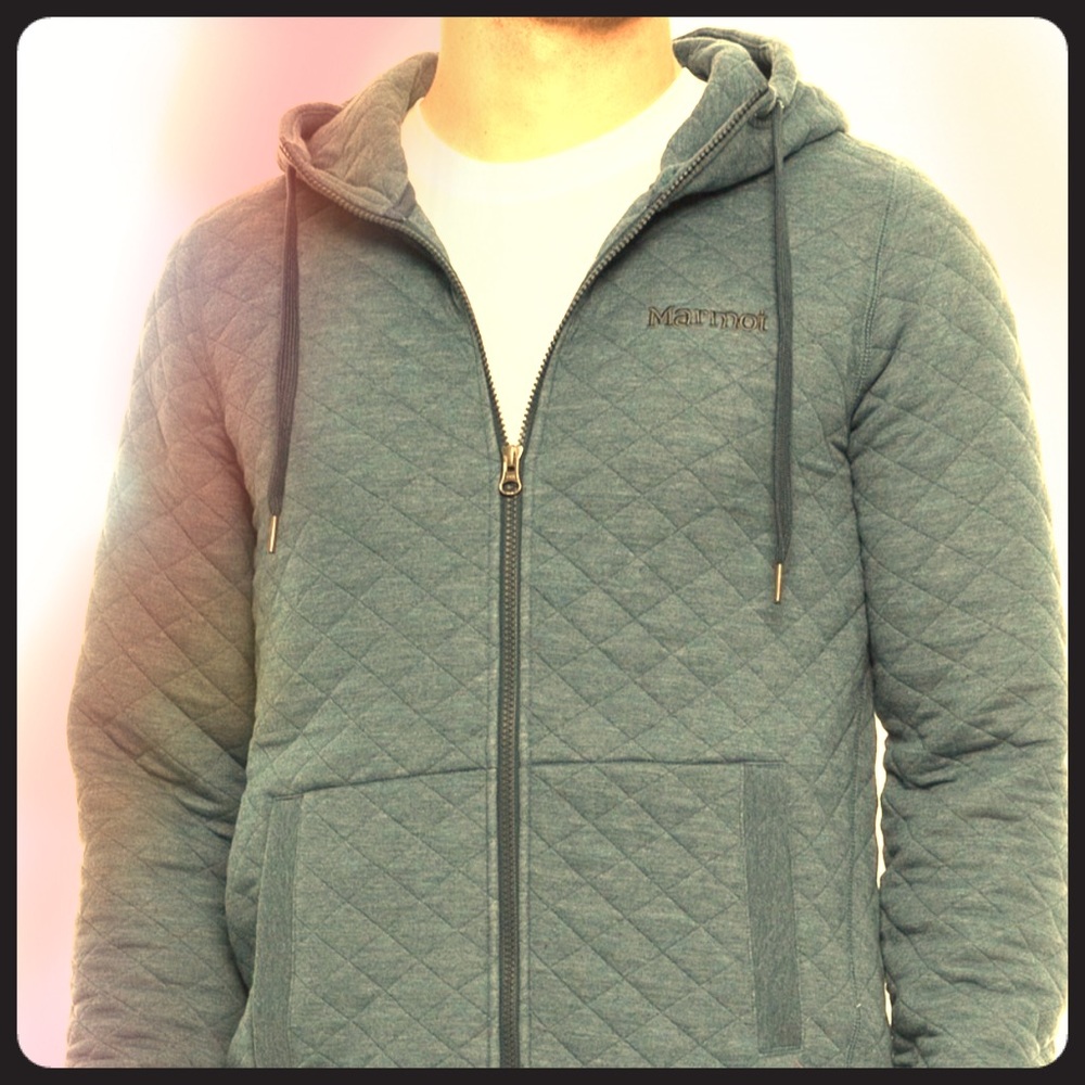 brown zip up hoodie, quilted